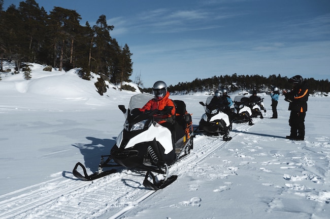 snowmobiles